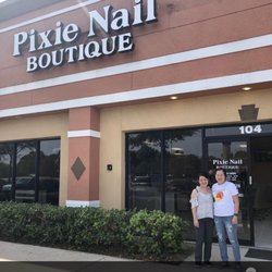 Pixie Nail Boutique - The outside building.