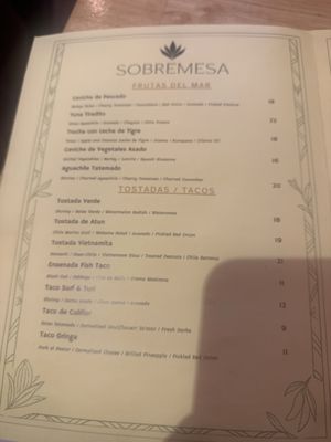 Menu photo 3 Sobremesa San Diego, CA Menu photo 3 Sobremesa San Diego, CA