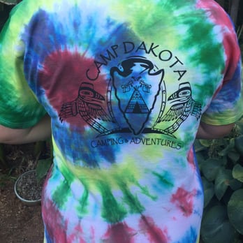 Camp Dakota - Tie dye shirts turned out great - Paintball Near Me - Scotts Mills, Oregon