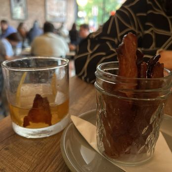 Crisp Rochester - Billionaires bacon with a billionaires old-fashioned - New American Near Me - Rochester, New York