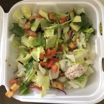 Sandwich Man - Enough salad for an additional meal if you only ate the half sandwich. (Which is filling!) - Delis Near Me - Chatsworth, California Sandwich Man - Enough salad for an additional meal if you only ate the half sandwich. (Which is filling!) - Delis Near Me - Chatsworth, California