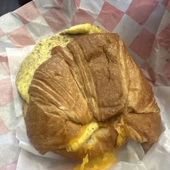 Common Grounds Coffee - My egg and cheese croissant! - Bakeries Near Me - Ruther Glen, Virginia