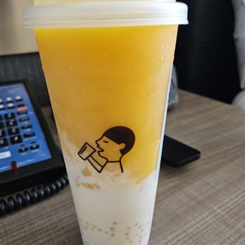 Heytea - Mango Coconut Boom - Bubble Tea Near Me - San Francisco, California