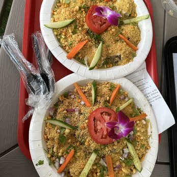 Pav Bhaji Express - 18. Sev Papadi Chat  13. Avocado Jhalmuri - Food Trucks Near Me - Austin, Texas