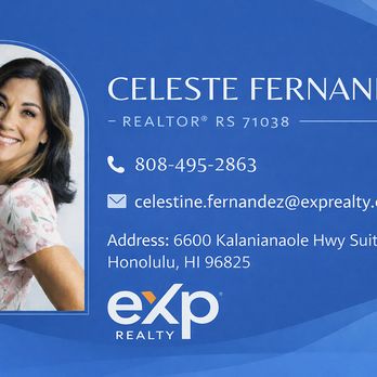 Celeste Fernandez - Exp Realty - Real Estate Agents Near Me - East Honolulu, Hawaii Celeste Fernandez - Exp Realty - Real Estate Agents Near Me - East Honolulu, Hawaii