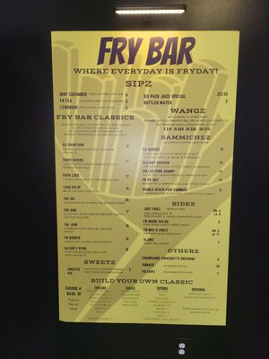 Menu photo 4 Fry Bar Pittsburgh, PA