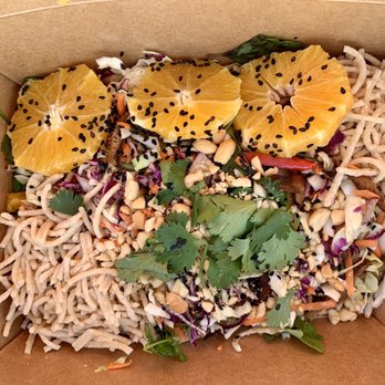 Seabirds Kitchen - Orange Shiitake Salad - Vegan Near Me - Costa Mesa, California