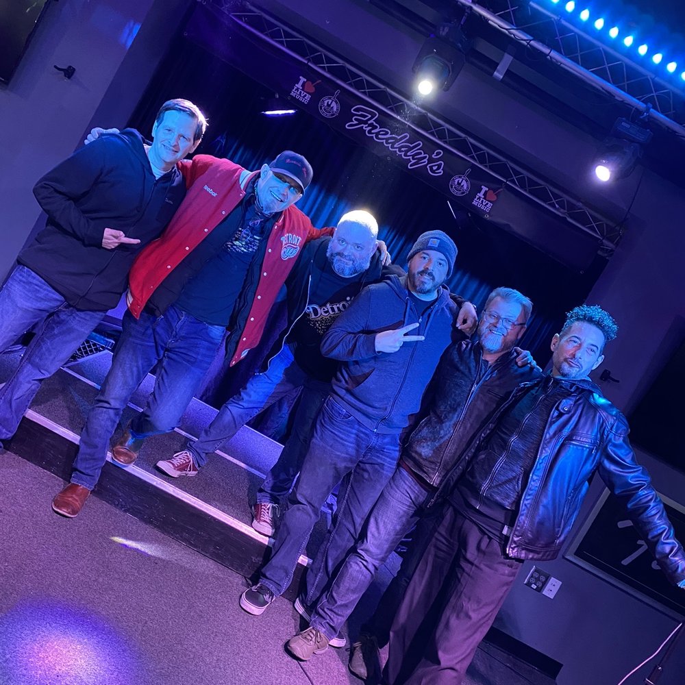 Freddy's Bar & Grill - J.Chris Newberg wsg Charles Mitchell, Darren McCarty, Todd Starks,Paul Pipitone with Darren McCarty and owner Joe Magolan. - Music Venues Near Me - Clinton Township, Michigan