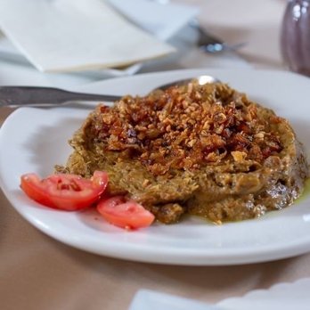Darya Restaurant - Kashkeh Bademjan: looks interesting lol but good - Persian/Iranian Near Me - Orange, California Darya Restaurant - Kashkeh Bademjan: looks interesting lol but good - Persian/Iranian Near Me - Orange, California
