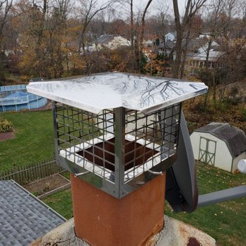 Juniors Chimney - We only install stainless steel chimney caps  ( doesnt rust ) - Chimney Sweeps Near Me