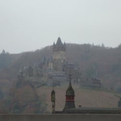 Pension Gundert - A view of the castle from the terrace.