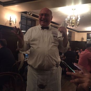 Peter Luger - Our server! - Steakhouses Near Me - Brooklyn, New York