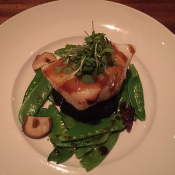 Seasons 52 - The sea bass was like air! Snow peas still had a little snap! - New American Near Me - Costa Mesa, California Seasons 52 - The sea bass was like air! Snow peas still had a little snap! - New American Near Me - Costa Mesa, California