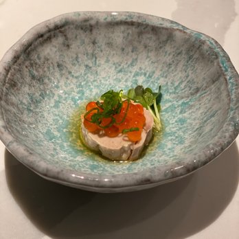 Hidden Omakase - Monk fish liver with roe - Sushi Bars Near Me - Houston, Texas Hidden Omakase - Monk fish liver with roe - Sushi Bars Near Me - Houston, Texas