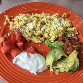 Steaming Bean - Eggs, tomatoes, sour cream, avocado, and pico. - Coffee & Tea Near Me - Pismo Beach, California Steaming Bean - Eggs, tomatoes, sour cream, avocado, and pico. - Coffee & Tea Near Me - Pismo Beach, California