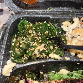 Fin & Feathers - Sautéed Spinach .. Way Too Much Garlic. - Bars Near Me - Atlanta, Georgia
