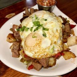 Zini's Diner - Prime Rib Skillet, really good