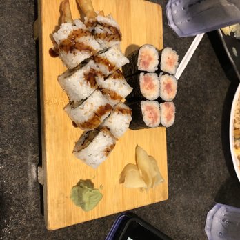 Hirano's - Mexican roll (bottom) and spicy tuna - Sushi Bars Near Me - Savannah, Georgia Hirano's - Mexican roll (bottom) and spicy tuna - Sushi Bars Near Me - Savannah, Georgia