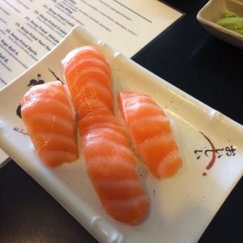 Nami Sushi - Salmon nigiri - Sushi Bars Near Me - Davis, California Nami Sushi - Salmon nigiri - Sushi Bars Near Me - Davis, California