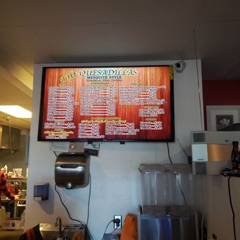 The Quesadillas - The menu! - Mexican Near Me - Tucson, Arizona