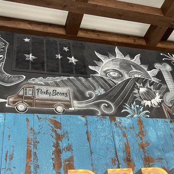 Perky Beans Coffee & PB Cafe - Inside art work. - Coffee & Tea Near Me - Leander, Texas