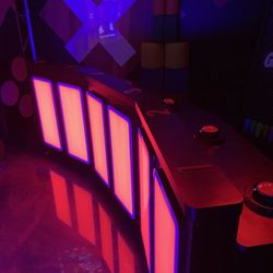 Great Big Game Show Houston - Podium and buzzers