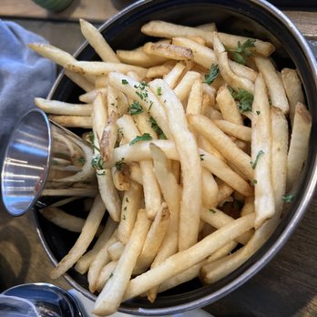 Chez Philippe - Large serving of fries. - French Near Me - Los Gatos, California