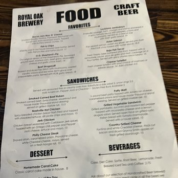 The Royal Oak Brewery - Breweries Near Me - Royal Oak, Michigan