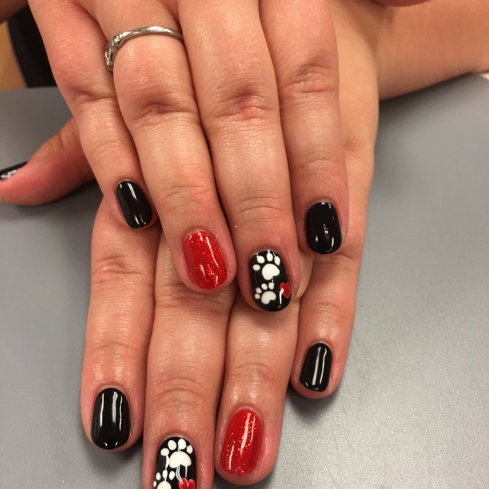 Nail Tech - Cute paw prints since I am a groomer - Nail Salons Near Me - Henderson, Nevada Nail Tech - Cute paw prints since I am a groomer - Nail Salons Near Me - Henderson, Nevada