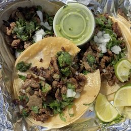 steak tacos (tacos bistec)