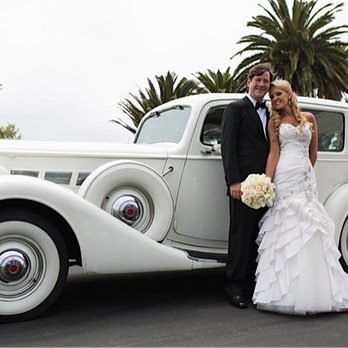Classic Limos - 1937 Packard Wedding Limo - Limos Near Me - Newport Beach, California