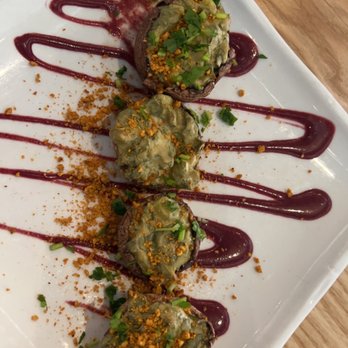 Rawtopia - Baked Stuffed Mushrooms - Burgers Near Me - Millcreek, Utah Rawtopia - Baked Stuffed Mushrooms - Burgers Near Me - Millcreek, Utah