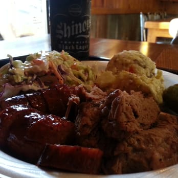 Schoepf's Bar-B-Que - Brisket and Venison sausage. Brisket is ok, venison sausage is good. - Barbeque Near Me - Belton, Texas Schoepf's Bar-B-Que - Brisket and Venison sausage. Brisket is ok, venison sausage is good. - Barbeque Near Me - Belton, Texas