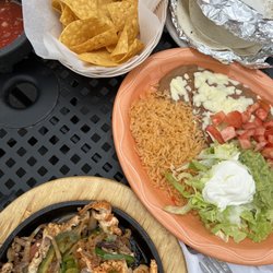 Agave Mexican Restaurant - Lunch Fajita- and all the works that comes with it