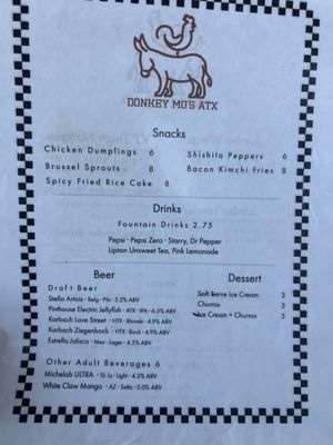 Menu photo 4 Donkey Mo’s Austin, TX