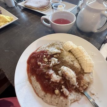 Meet & Eat - Chia seeds and oatmeal bananas honey walnuts Pancakes, hibiscus tea - Breakfast & Brunch Near Me - Sacramento, California Meet & Eat - Chia seeds and oatmeal bananas honey walnuts Pancakes, hibiscus tea - Breakfast & Brunch Near Me - Sacramento, California
