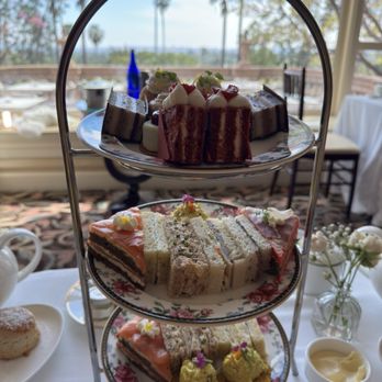 The Langham Huntington, Pasadena - Full tea tower - Hotels Near Me - Pasadena, California