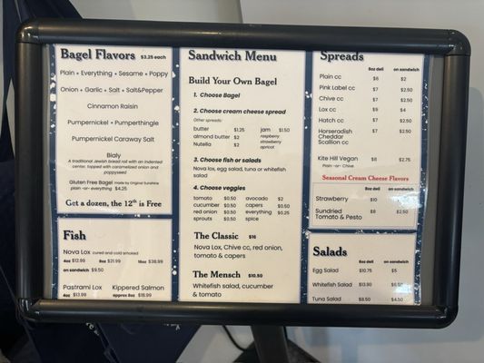 Menu photo 1 Boichik Bagels Berkeley, CA