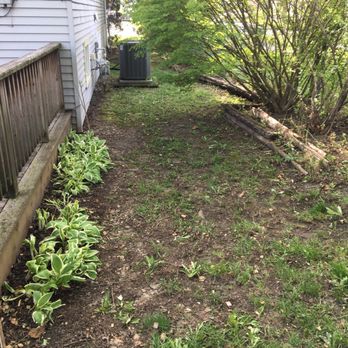 Sweeney's Custom Landscaping - There is usually so much debris and sticks covering this area so happy with the way it looks! - Landscaping Near Me - Villa Park, Illinois