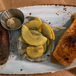 Fleming Mountain Grill - Grilled salmon with honey orange glaze