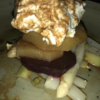 Tramonti - Beets with goat cheese and asparagus - Italian Near Me - Delray Beach, Florida