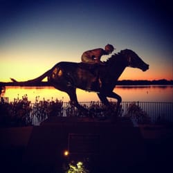 Nagambie Lake - Sunset Black Caviar at lake