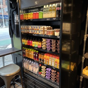 Ground Central Coffee - a display of drinks and snacks - Coffee & Tea Near Me - New York, New York Ground Central Coffee - a display of drinks and snacks - Coffee & Tea Near Me - New York, New York
