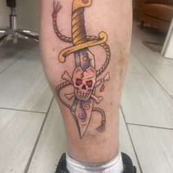 Scott Hill Tattoo - Pirate tattoo.