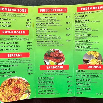 Curry Hut - Menu as of May 2022 - Indian Near Me - La Mirada, California