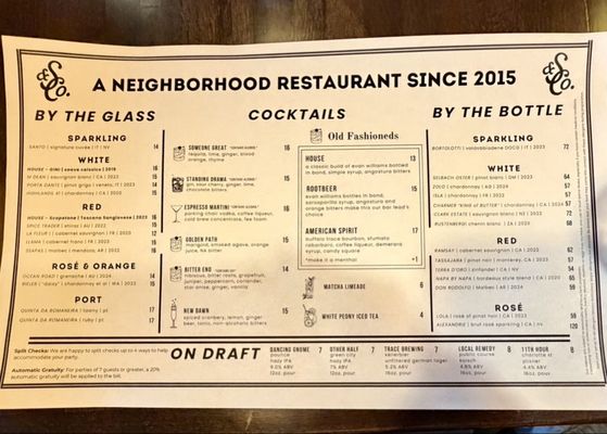 Menu photo 2 Scratch & Co Pittsburgh, PA