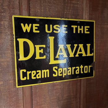Dan and Debbie's Creamery - we use the delaval sign - Ice Cream & Frozen Yogurt Near Me - Ely, Iowa