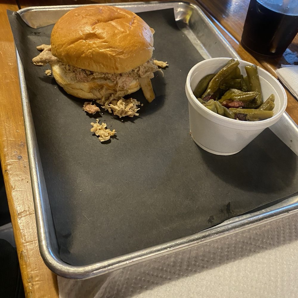 Jimmy G's BBQ - Pulled chicken, green beans, and bacon - Barbeque Near Me - Fremont, Ohio Jimmy G's BBQ - Pulled chicken, green beans, and bacon - Barbeque Near Me - Fremont, Ohio