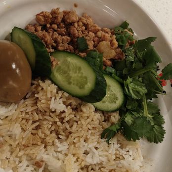 Hey Noodles - Braised Ground pork and veg rice bowl - Noodles Near Me - Mississauga, Ontario