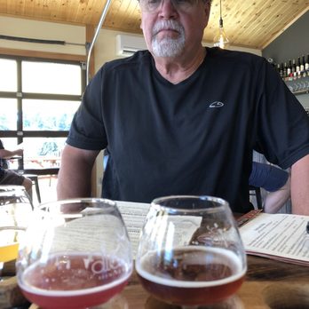 Alesong Brewing & Blending - His face says it all - Breweries Near Me - Eugene, Oregon